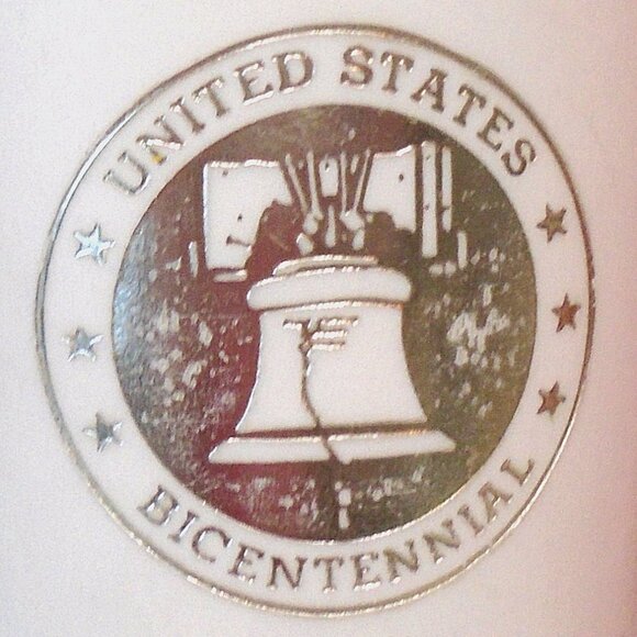 Vintage Set 6 Bicentennial Red White Blue Nasco American Plastic Tumblers - Picture 6 of 6